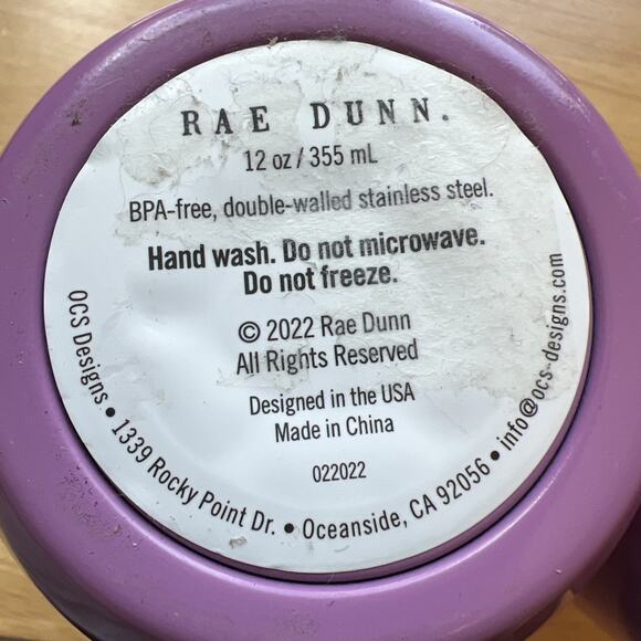 Rae Dunn Magic Potion Halloween Tumbler Insulated Stainless Steel Wine Set Of 2 - Picture 3 of 7